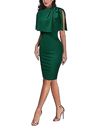 AISIZE Women's Vintage 1940s Half Collar Batwing