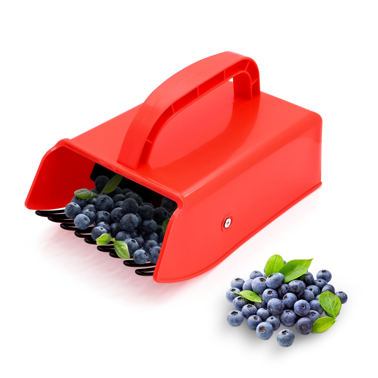 CheurYae Berry Picker Handheld Berry Comb, Plastic Blueberry Berry Fruit Harvester Garden Outdoor Tools, 22 x 14 x 7.5 cm