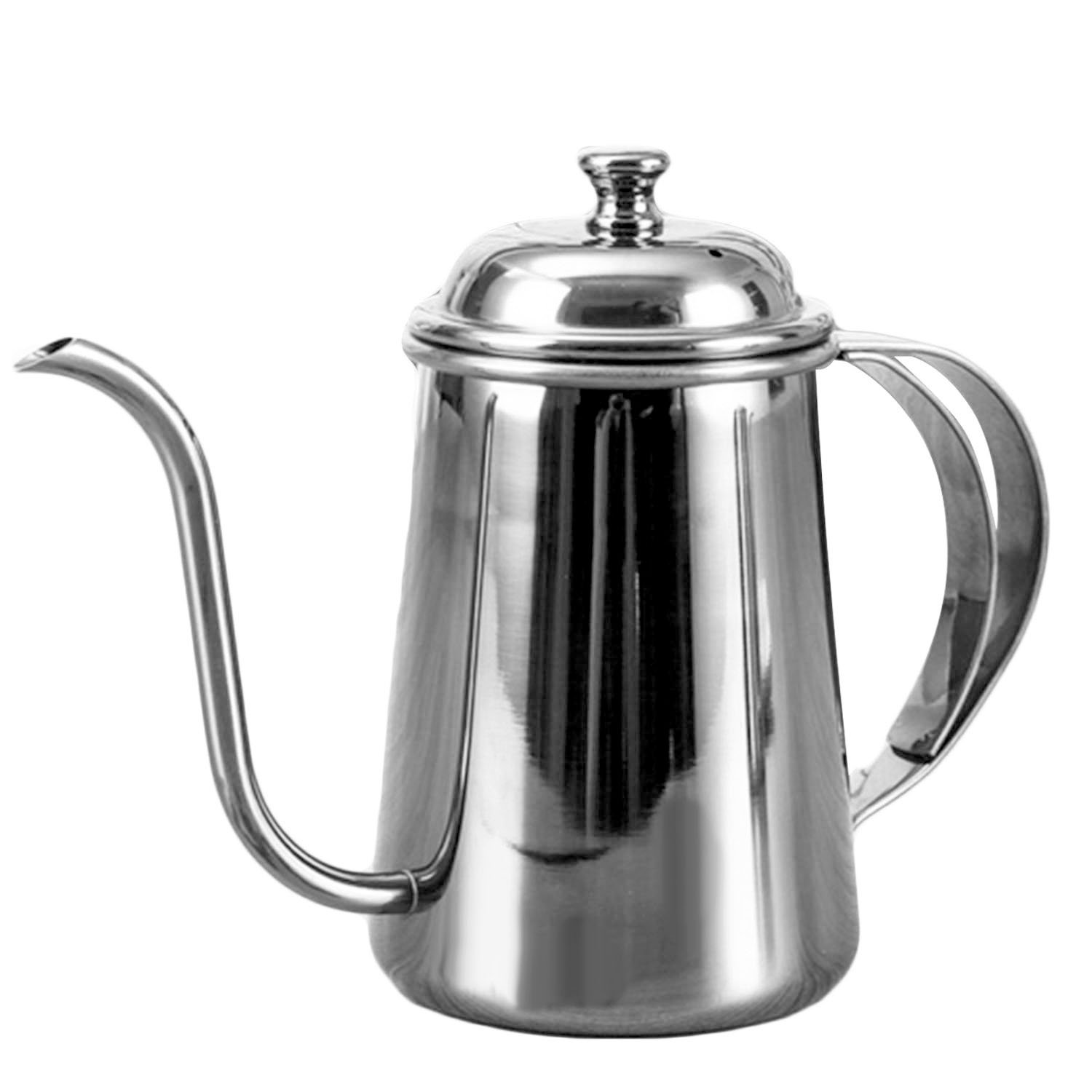 650ml Stylish Elegant Stainless Steel Gooseneck Spout Kettle Long Mouth