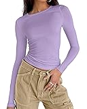 Abardsion Women's Long Sleeve Shirts Spring 2025