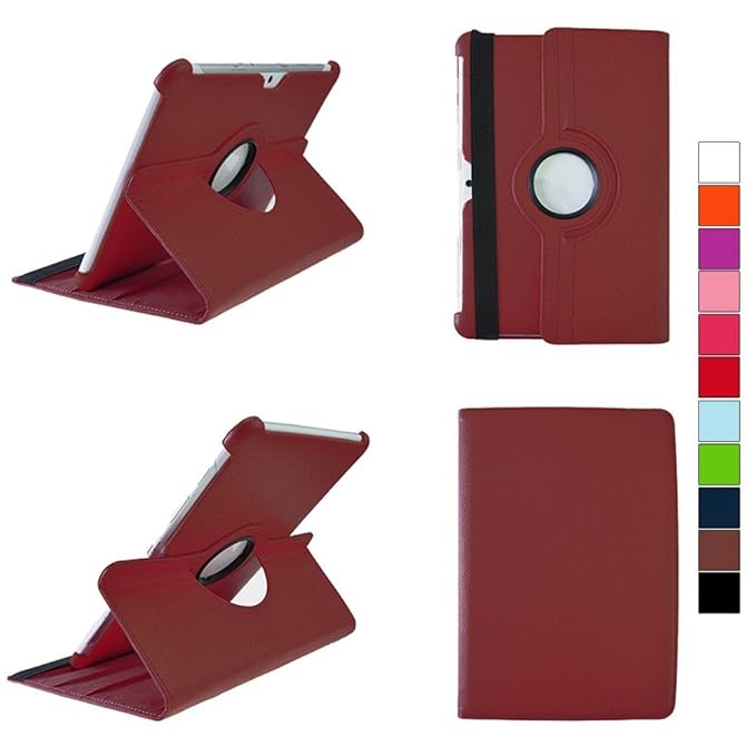 COOVY® Cover für Samsung Galaxy TAB 10.1 N GT-P7500 GT-P7501 GT-P7510 GT-P7511, TAB 2 10.1 GT-P5100 GT-P5110 ROTATION 360° SM
