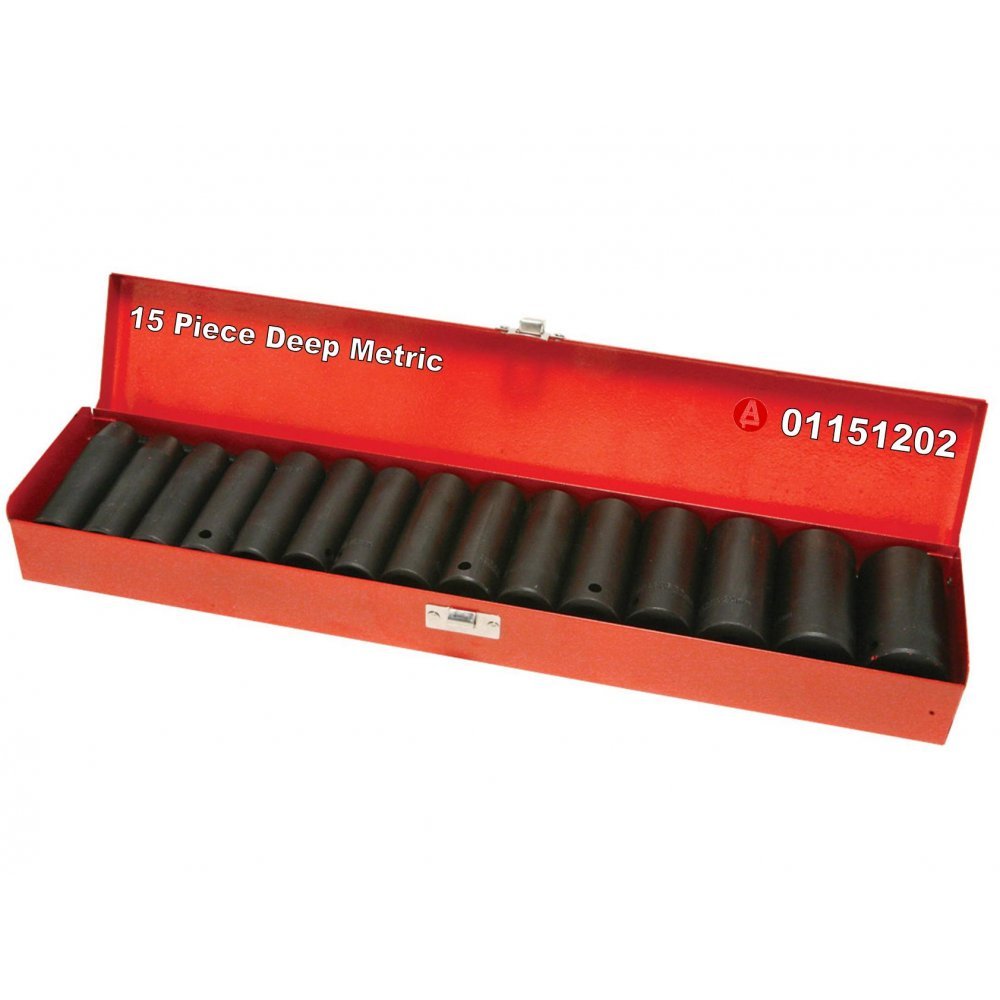 Hilka 01151202 1/2-inch Deep Impact Socket Set