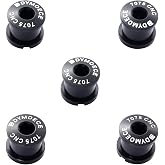 Dymoece Double Chainring Bolts 7075 Aluminum Alloy for Road MTB M8 Crankset | Bike Chainring Bolts Anodized Anti-Corrosion CNC Machined