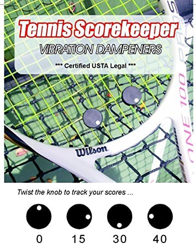 Tennis Vibration Dampener Scorekeeper Set of 2