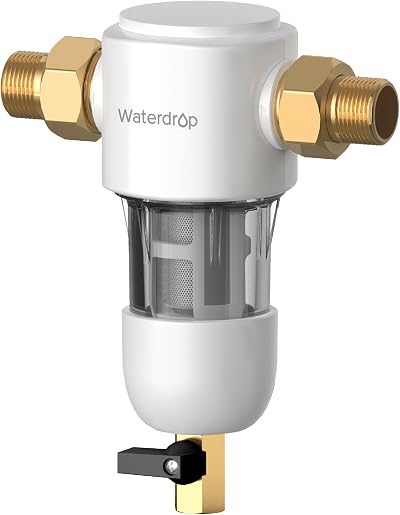 Waterdrop WD-PF01 Spin Down Sediment Filter 1" + 3/4" MNPT 40µm