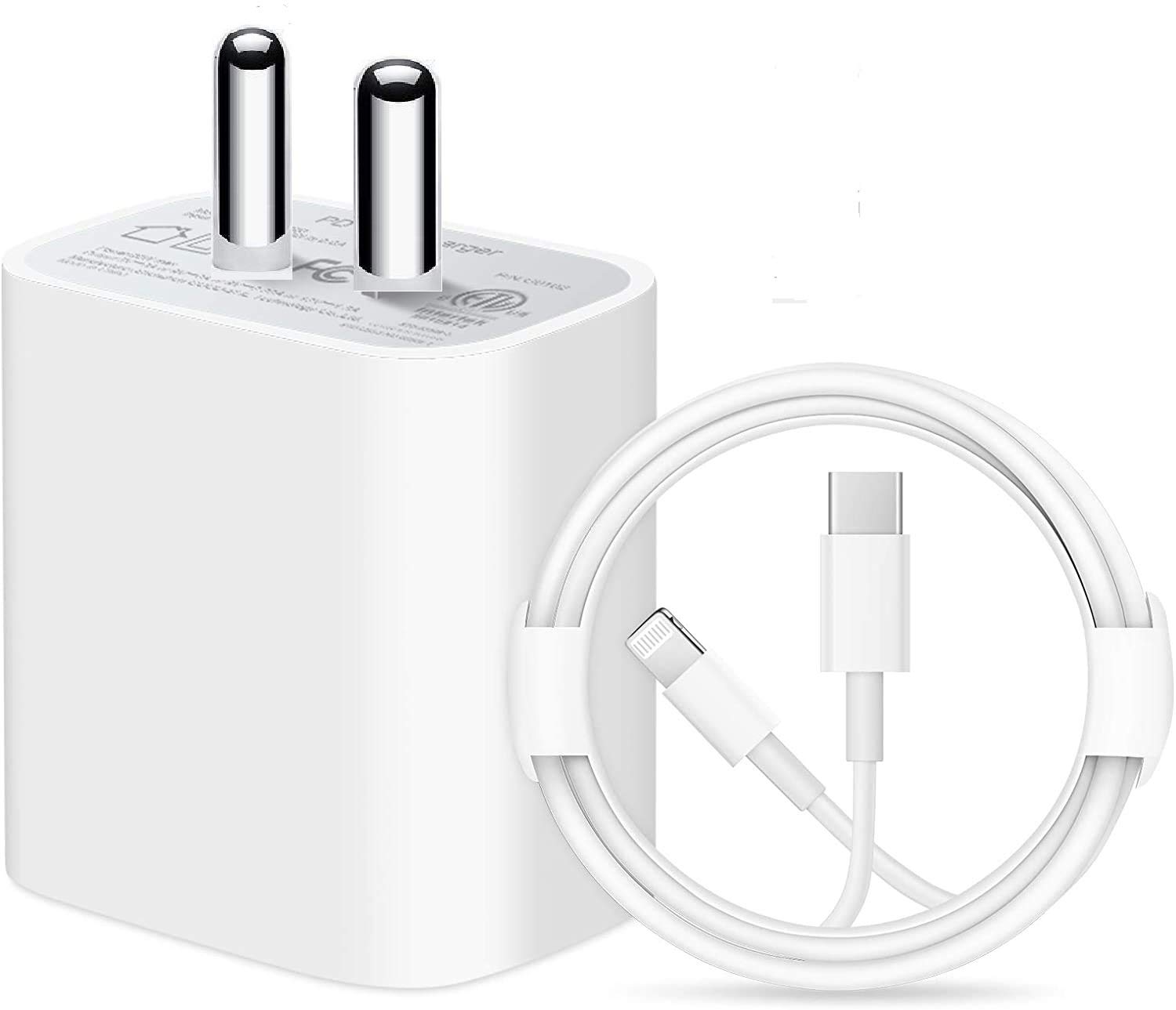 MYVN Fast Charger 20W USB C Charger With USB C Cable Amazon in