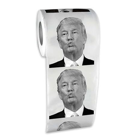BEAYPINE Donald Trump politischen Humor Funny Toilettenpapier dairyshop Home WC-Gewebe Rolle Soft Bedruckt