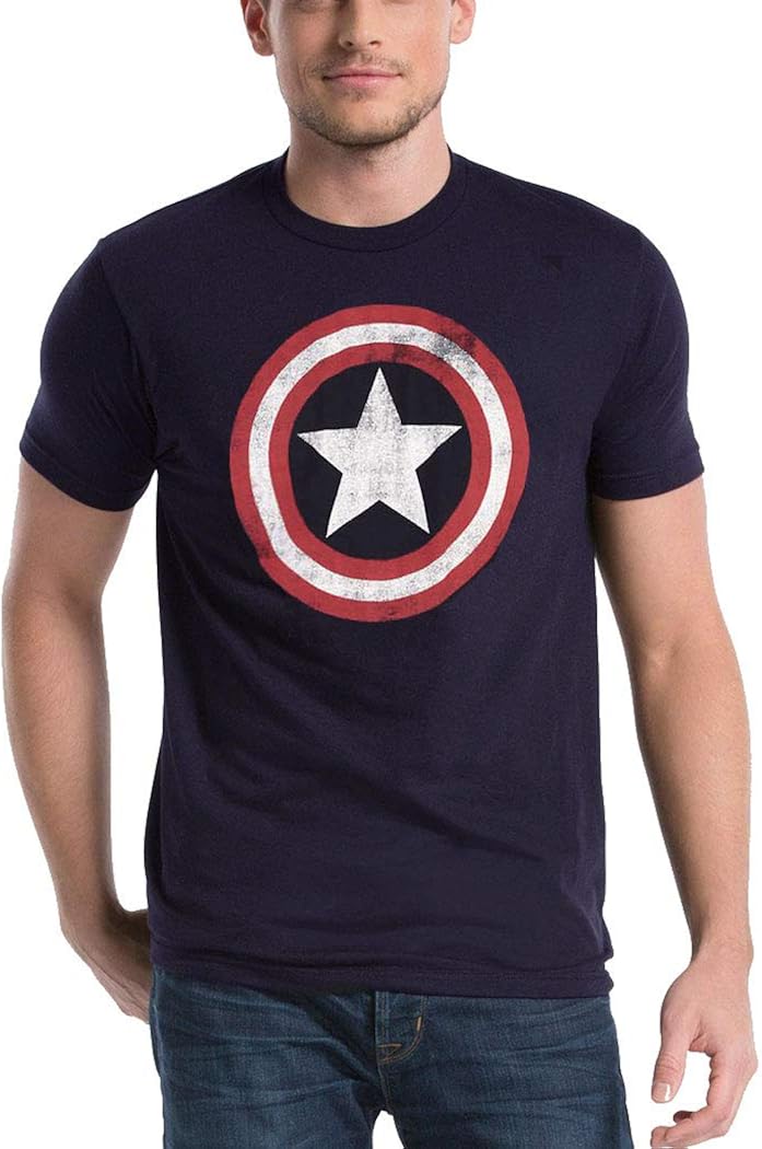 captain america slim fit t shirt