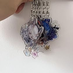 Cute Movie Ne Zha 2 Acrylic Keychain Aoguang