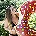 Play Platoon Jumbo Donut Pool Float - Gigantic Chocolate Donut Inflatable - Fun for The Beach or Pool, Includes Patch Kit