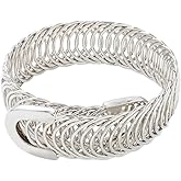 JTV Bronze Curb Bangle Bracelet for Women - Stackable, Durable & Elegant - Gift-Boxed Jewelry Accessory