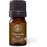 Aromatics International Premium Organic Cinnamon Bark Essential Oil 5ml | 100% Pure Essential Oil for Diffusion & Aromatherapy