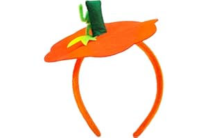 Farochy Halloween Pumpkin Headband Halloween Costume Pumpkin Headwear