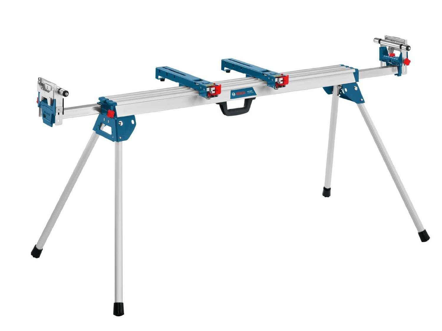 Bosch Professional GTA 3800 saw stand for mitre saws (including machine holder, spanner, workpiece support)