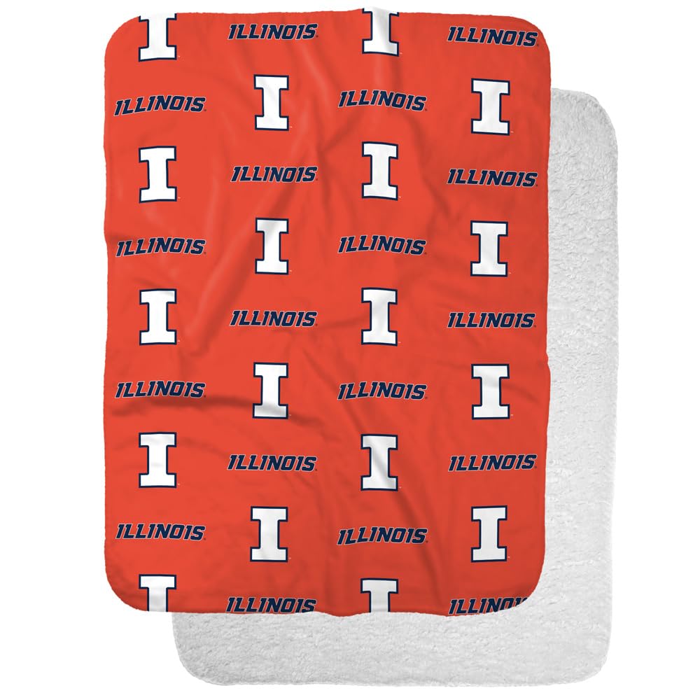 University of Illinois Logo Pattern Sherpa
