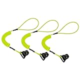 Coiled Lanyard with Clamp End, No Snag