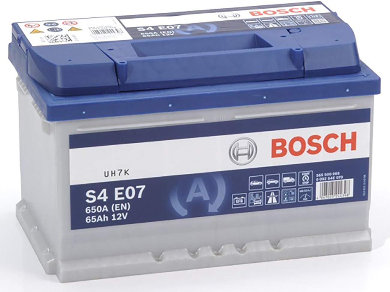 Bosch 0092S4E070 Batterie EFB 12 V 65 mAh 650 A B 13 Amazon.de Auto