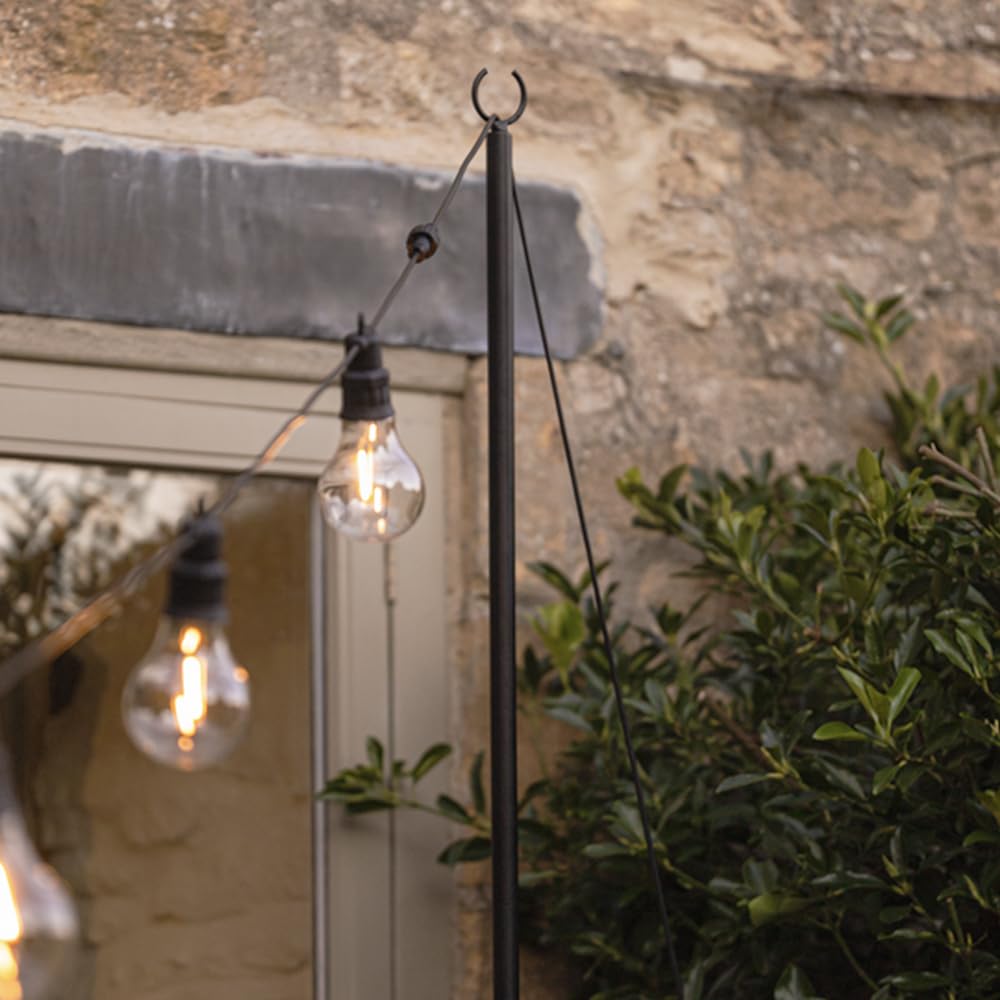 SolarCentre® Farnworth 1.1m to 2.7m Adjustable Festoon and Fairy Lights Pole