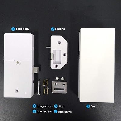 Buy Kobwa File Cabinet Lock Wireless Smart Drawer Security Lock No Drill Keyless Invisible Child Safety Cabinet Locks For Home Office Support Android Ios App Unlock Authorized Electric Key Online In Poland