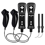 TechKen 2 Pack Wii Remote with Wii Motion Plus