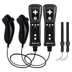 TechKen 2 Pack Wii Remote with Wii Motion Plus
