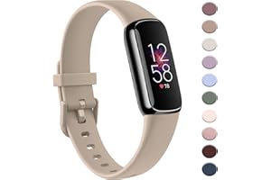 AK Sport Band Compatible with Fitbit Luxe Bands for Women Men, Soft Silicone Replacement Sport Straps Wristbands for Fitbit Luxe Fitness and Wellness Tracker