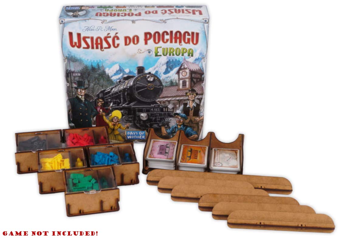docsmagic.de Ticket to Ride Box Organizer Insert