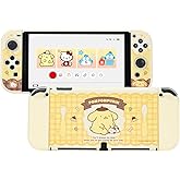 Kuitmor Protective Shell for Switch OLED,Slim Cover Case Compatible with Switch OLED,Anti-Scratch and Shock-Absorption Design Joystick Cover Skins - Dog