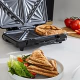 Quest 35630 Deep-Fill Sandwich Toastie Maker Non-Stick Easy Clean 2 Toasties view 9