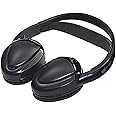 Audiovox Dual Channel Wireless Fold-Flat Headphones with Batteries