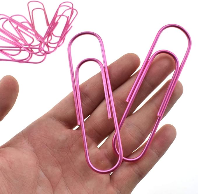 HAHIYO Paperclips 4 inch (100mm) Extra Large Paper Clips
