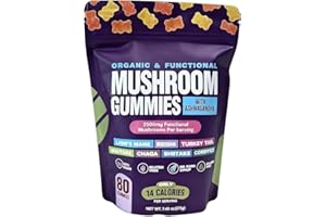 (유효해야 함) 80Pcs 𝐌𝐢𝐱𝐞𝐝 𝐌𝐮𝐬𝐡𝐫𝐨𝐨𝐦 & 𝐀𝐬𝐡𝐰𝐚𝐠𝐚𝐧𝐝𝐡𝐚 𝐆𝐮𝐦𝐦𝐢𝐞𝐬 𝐰𝐢𝐭𝐡 𝐂𝐡𝐚𝐠𝐚, 𝐋𝐢𝐨𝐧'𝐬 𝐌𝐚𝐧𝐞 