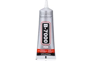 B7000 Jewelry Bead Glue for Jewelry Making, Clear 3.7 fl oz B7000+Plus Multipurpose Super Adhesive Glue for Rhinestone Crafts