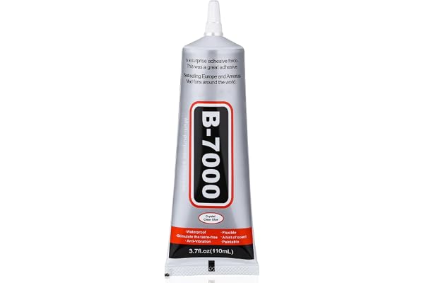 B7000 Jewelry Bead Glue for Jewelry Making, Clear 3.7 fl oz B7000+Plus Multipurpose Super Adhesive Glue for Rhinestone Crafts