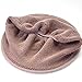 FaSoLa Bathroom Warmer Washable Cloth Toilet Seat Cover Pads (Brown)