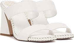 Vince Camuto Women's Kaden Heeled Sandal, Bianco, 7
