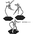 Yocoolfun 3 Pack Black Action Figure Stand,Action Figure Display Holder Stand Base,Compatible with HG RG SD SHF Gundam 1/144 Toy,Doll Stop Motion Holder Stand with Screwdriver