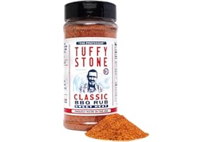 Tuffy Stone Classic BBQ Rub | 6x World Barbecue Grand Champion | Savory Rib Rub | Brisket Rub | Smoky BBQ Seasoning | 10 oz Shaker