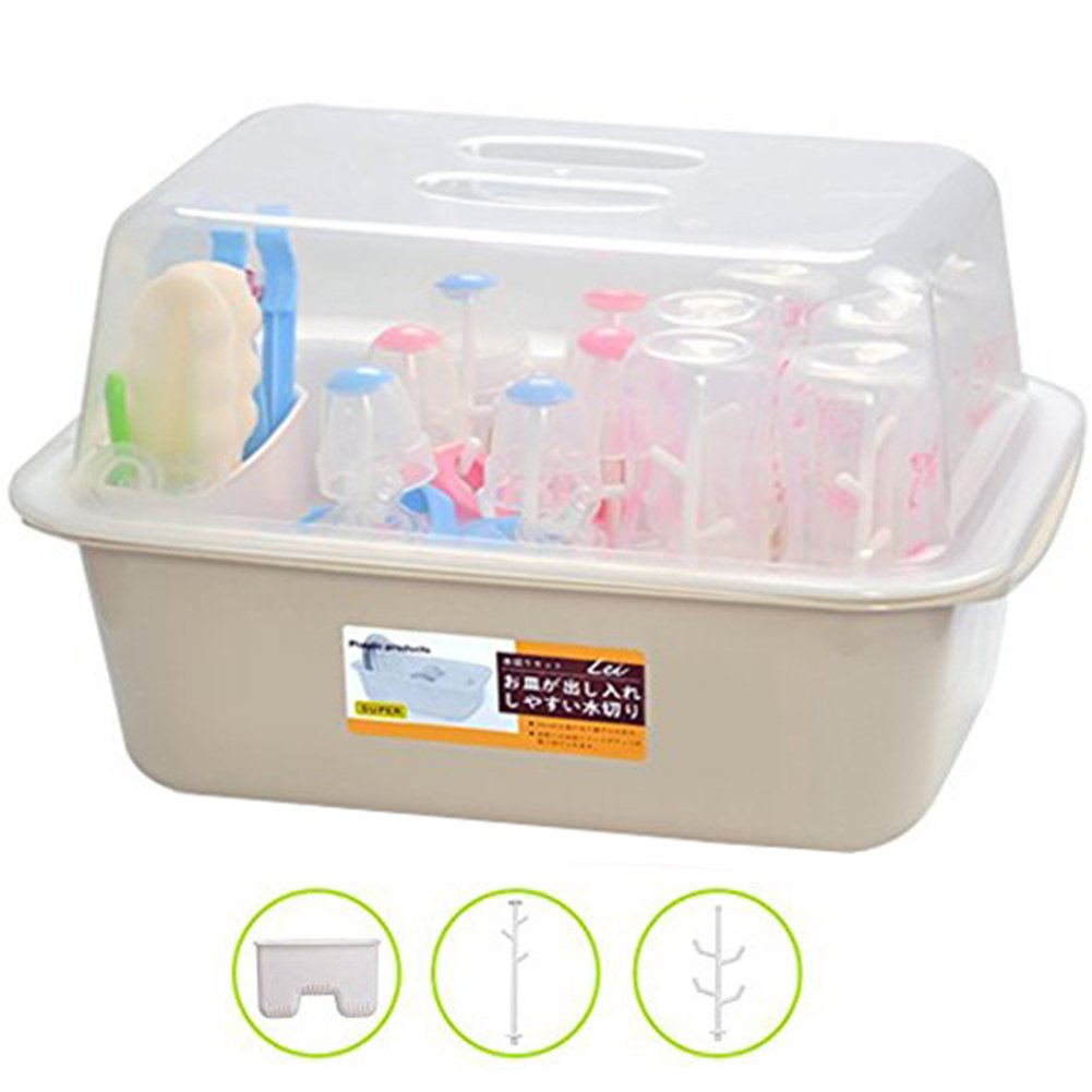 Da Jia Inc Baby Bottle Drying Rack Tray Cleaning Organiser Holder for