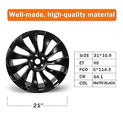 New 21" x 10.5'' Alloy Rear Wheel Rim for
