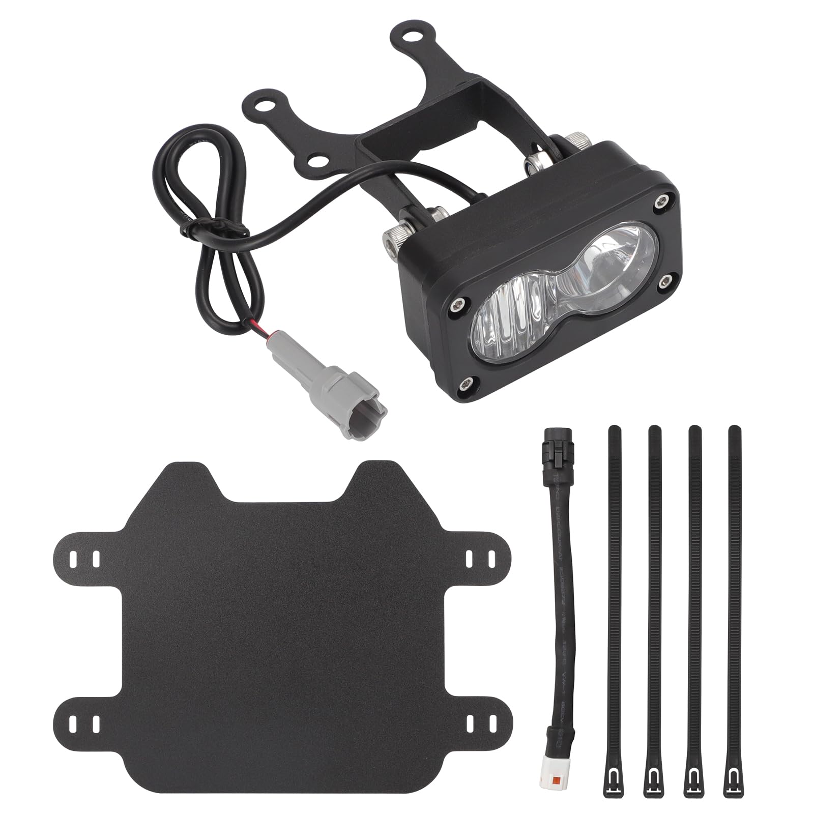 Photo 1 of Motoparty Headlight Kit for Talaria XXX Sur-Ron Segway X260, Upgrade Version with Adapter Harness and Front Number Plate, Motorcycle Lights Bars?3 Inch?