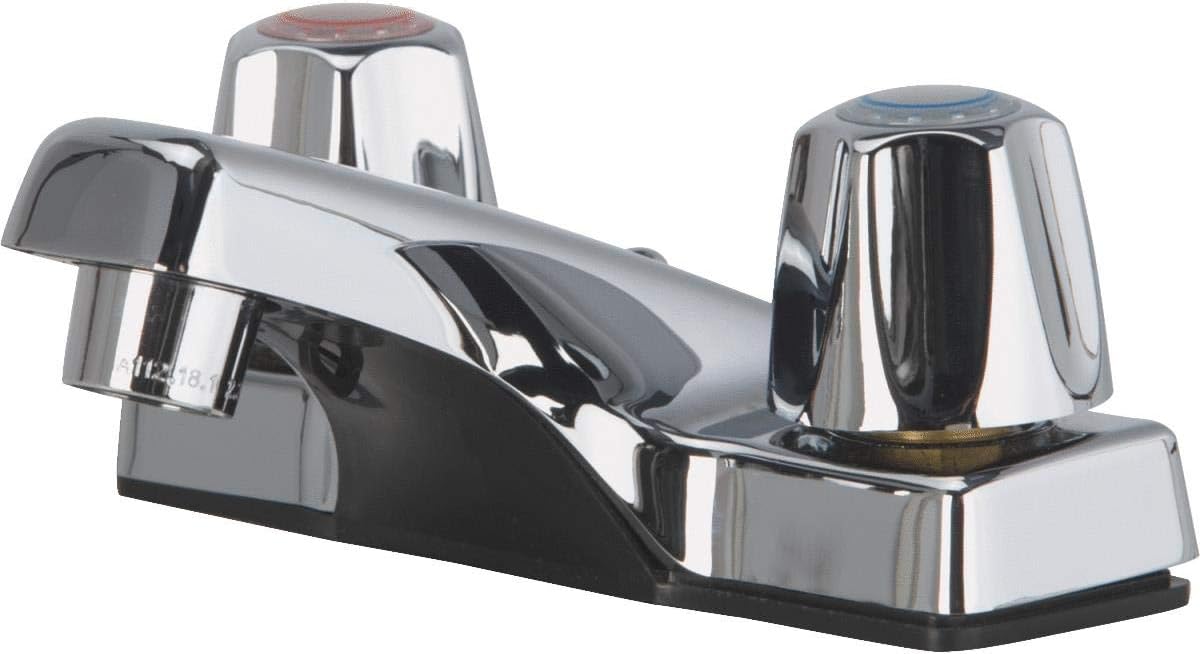 F40K1000CP-JPA3 2 Metal Round Handle Bathroom Lavatory Faucet