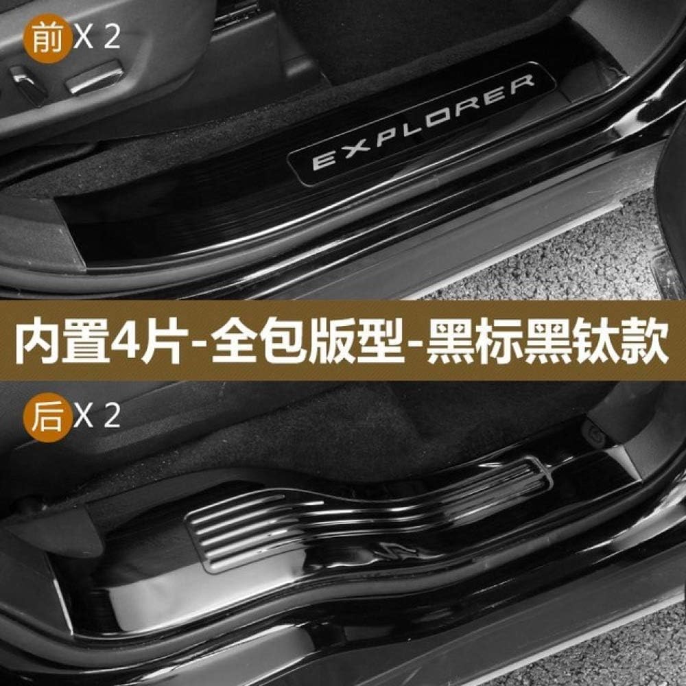 YXSMTB stainless steel sill welcome pedal for Ford Explorer 2016 2017 2018