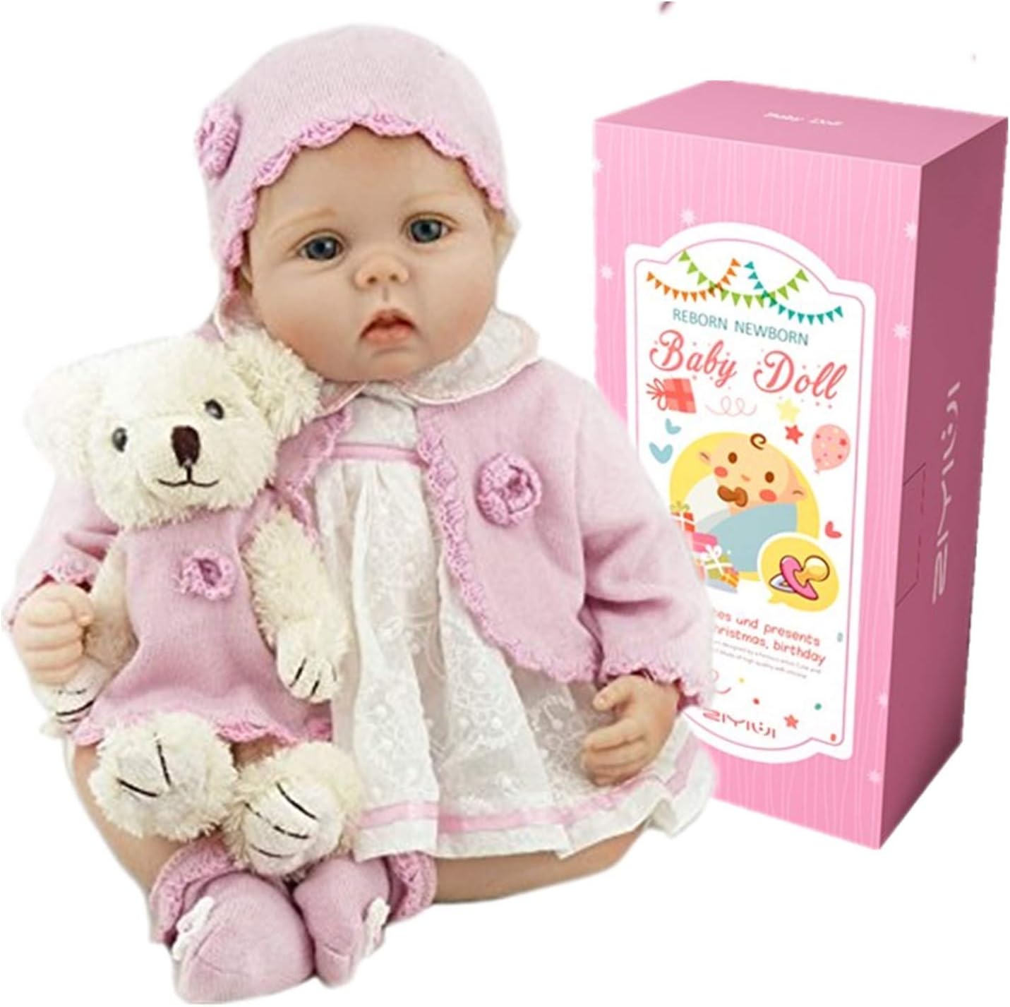 Amazon.es: ZIYIUI 55cm Realistas Muñecas Reborn Babys Doll Suave Vinilo Silicona Reborn Muñecos bebé Niños Juguetes 22inch: Juguetes y juegos