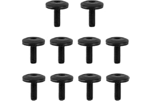 ECSiNG 10Pcs Car Front Panel Engine Compartment Headlight Bolts Screws Inner Flower T30 M6x17 OE07146959923 Compatible with B