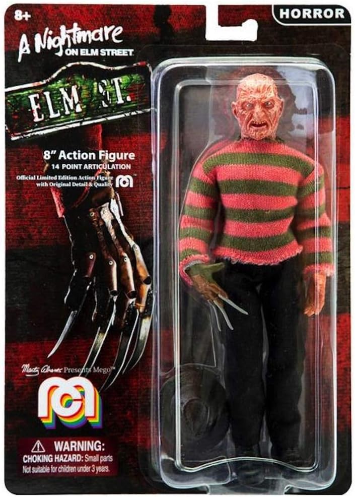 Freddy Kruger Nightmare on Elm Street Horror Classic 8" MEGO Action Figure Re-Issue 2019