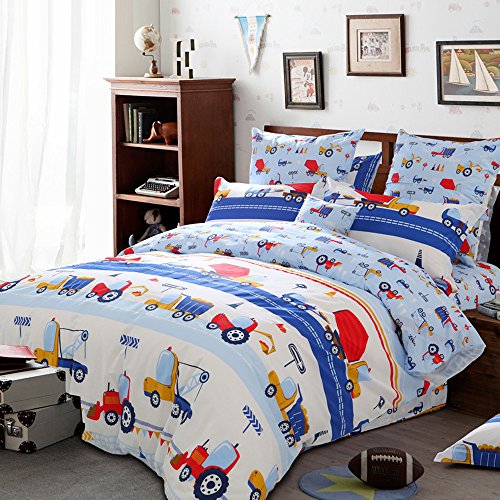 boys tractor bedding