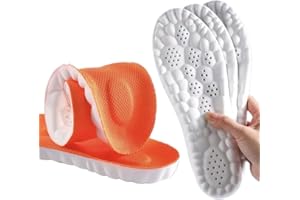 Cloud Insoles for Men Women, Memory Foam Soles Massage Shoe Inserts, Scientifically Arch Designed, Shock Absorption, Foot Pai