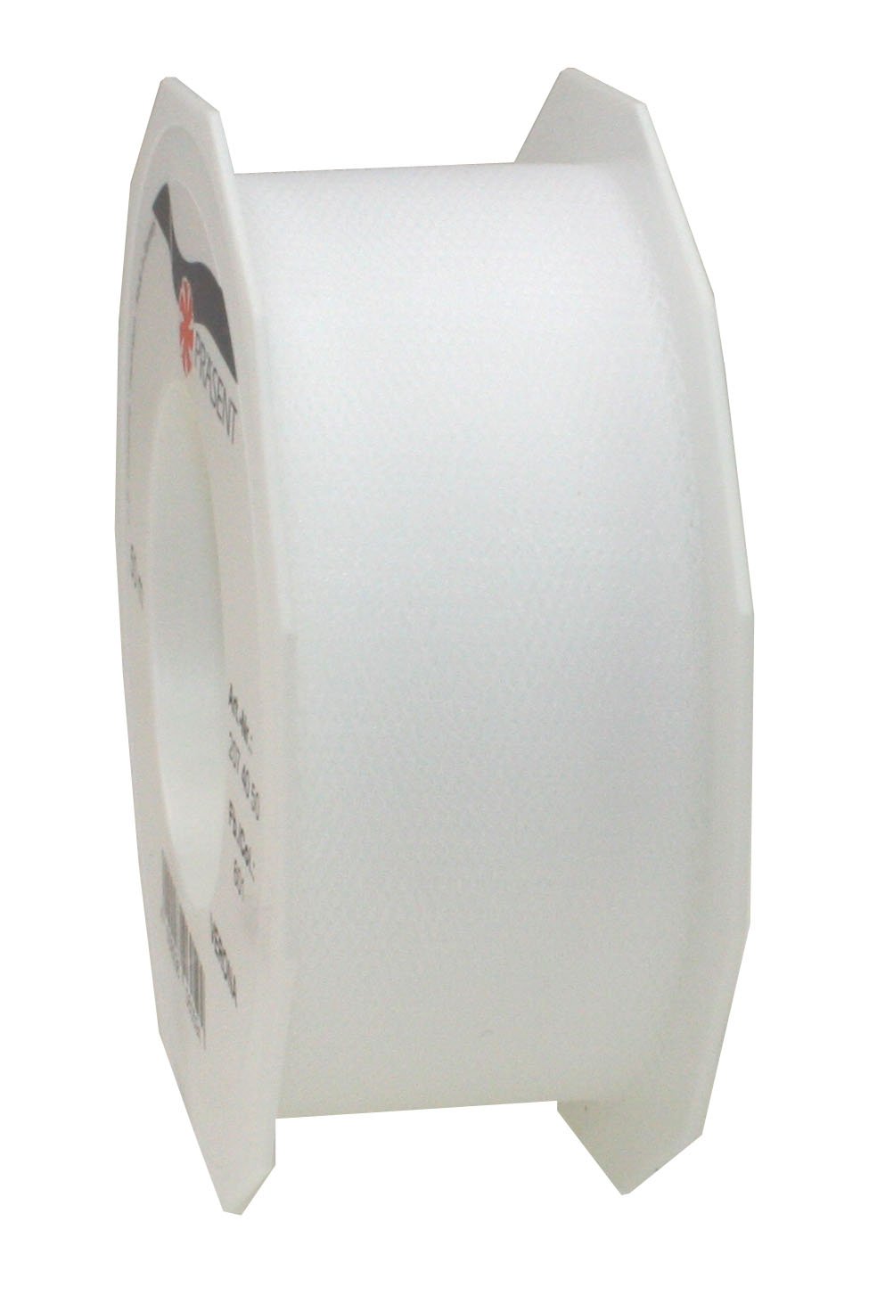 C.E. Pattberg VERONA Decoration Ribbon - white, 50 m Tulle Band For Wrapping And Decorating, 40 mm Width, Elegant Ribbon For Easter Decorations, Baby Showers, Christmas, Wedding, And Car Decoration