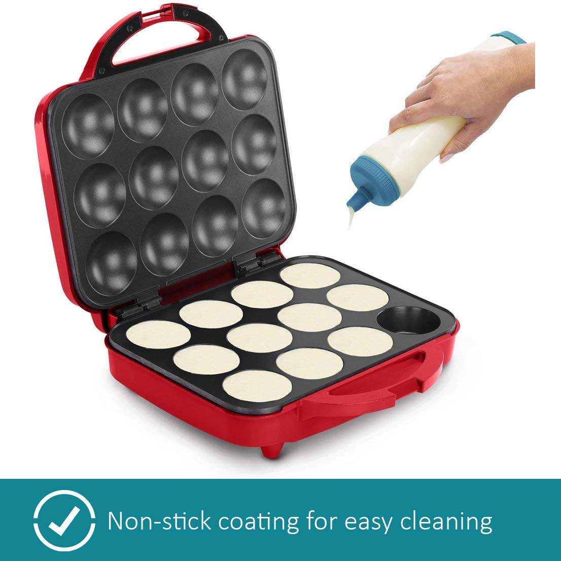 Holstein Housewares HU09006B Cupcake Maker, Black